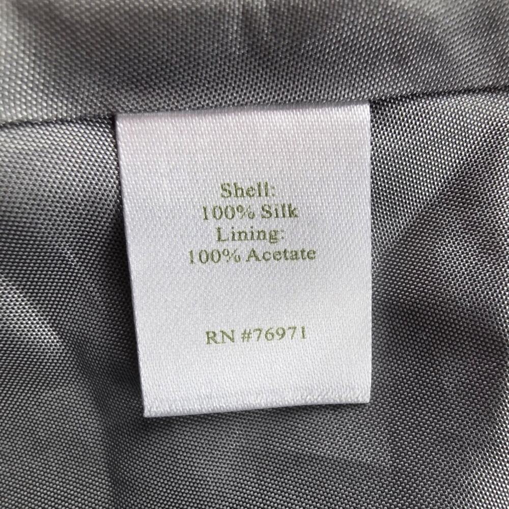 Garnet Hill Silk Textured Skirt Size 14 - Picture 7 of 8